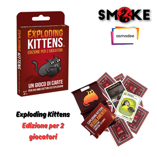 Asmodee - Exploding Kittens - Edizione per 2 giocatori