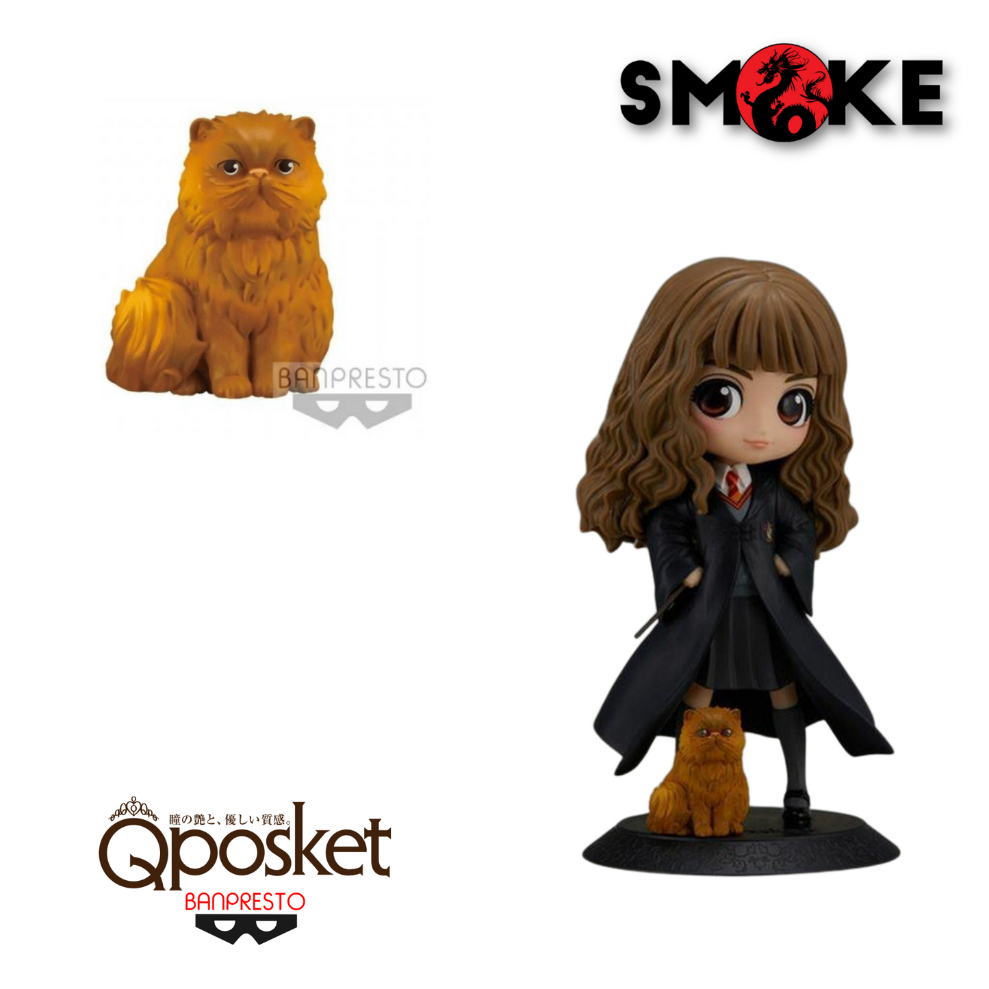 Banpresto - Q posket - Harry Potter - Hermione Granger with Crookshanks