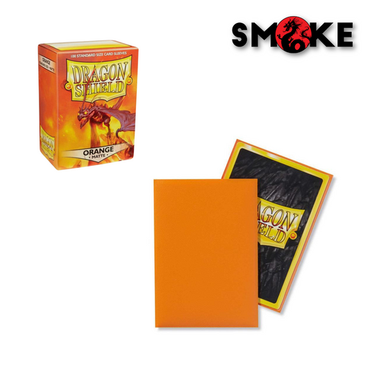 Dragon Shield - Japanese Size - 100 standard sleeves - Matte Orange