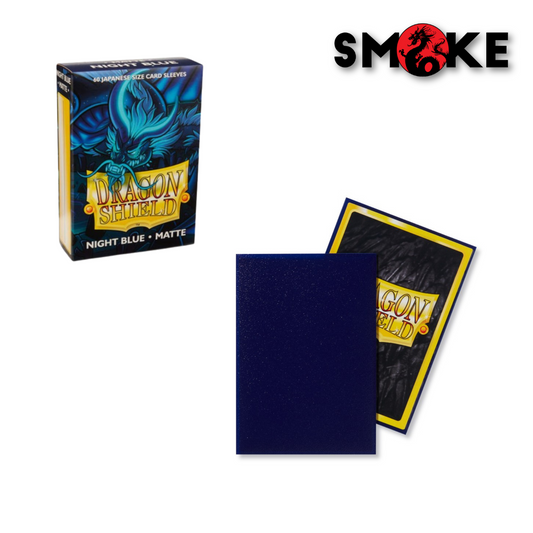 Dragon Shield - Japanese Size - 60 standard sleeves - Matte Night Blue