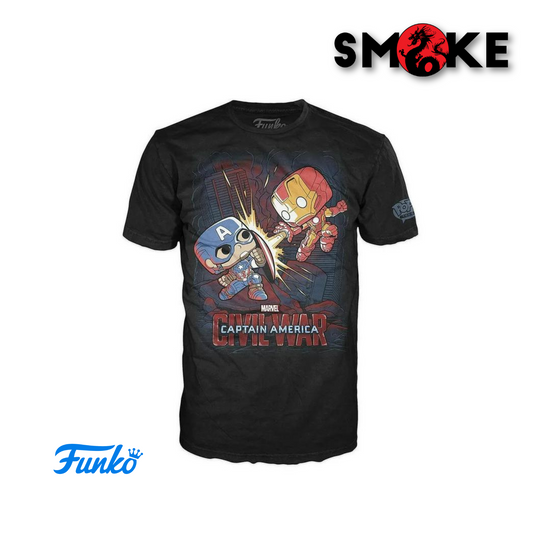 Funko Pop! Tees 49 - Marvel - Captain America