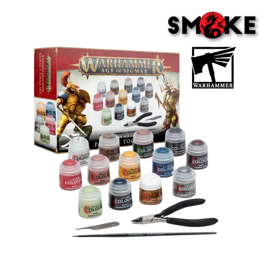 Warhammer Age of Sigmar - Paint and tools set - Set di colori e attrezzi